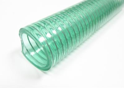 China Spiral PVC Steel Wire Hose Water Suction Discharge Pipe 11mm - 276mm Od for sale