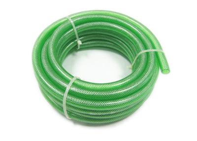 China Fiber Clear Braided Pvc Tubing , Plastic Reinforced Hose Explosion Proof for sale