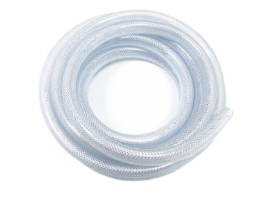 China Clear Flexible Plastic Braided Pvc Tubing , Pvc Reinforced Hose With Anti Aging for sale