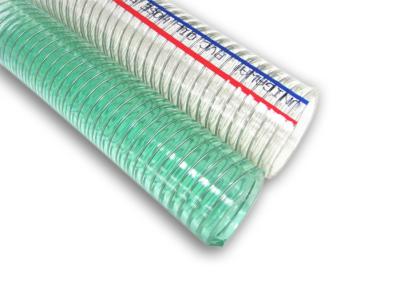 China Plastic Flexible Clear Hose With Reinforced Wire , Pvc Steel Wire Reinforced Hose for sale