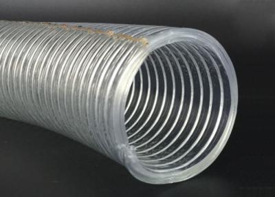 China PVC Petroleum Discharge Hose Plastic Anti Static Steel Wire Reinforced Hose for sale