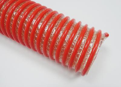 中国 4インチ砂の送風吸引のための螺線形によって補強される適用範囲が広いポリ塩化ビニールの頑丈な管のホース 販売のため