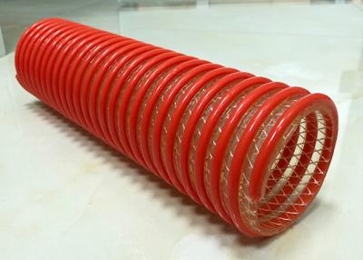 China PVC Suction Hose Flexible Corrugated Water Pump Helix Spiral Vacuum 6 8 10 Inch for sale