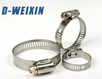 China D-WEIXIN American Type Worm Drive Hose Clamp for sale