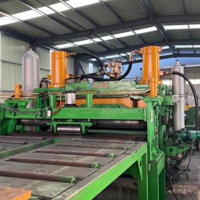 China 380V Sheet Metal Uncoiling and Leveling Shearing Production Line for 35T Coil Weight for sale