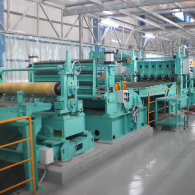 China 240KW High Productivity Metal Coil Uncoiling Leveling Flying Shear Combination Line for sale