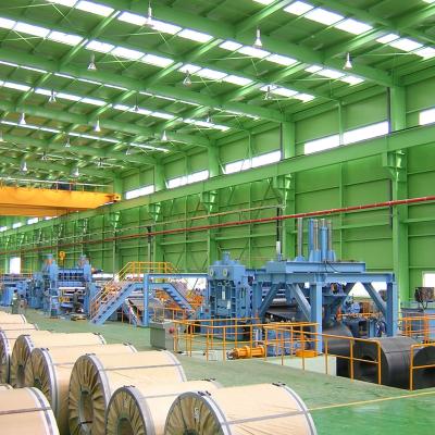 China Stainless Steel Coil Uncoiling Leveling Shearing Stacking Line with High Productivity for sale