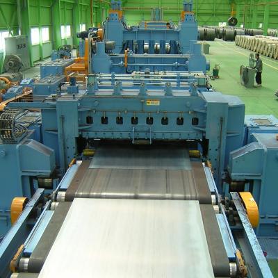 China High Speed Stainless Steel Coil Uncoiling Leveling Shearing Line for Construction Works for sale