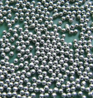 China 35HV - 55HV Zinc Shot Metal Granular For Deburring And Cleaning for sale