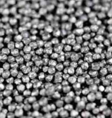 China Rounded Wire Cut Zn Granules 35 - 55HV Zinc Pellets For Deburring And Cleaning for sale