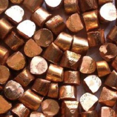 China Shiny Granulated Copper Shot Cu 96% - 99% For Strengthening for sale