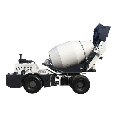 China Uno mismo 4 M3 que carga la máquina de la construcción del camión del mezclador concreto en venta