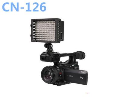 中国 CN-126 の LED の 5400K をつけるカムコーダー DV のカメラのためのビデオ軽いカメラの球根の写真の照明 販売のため