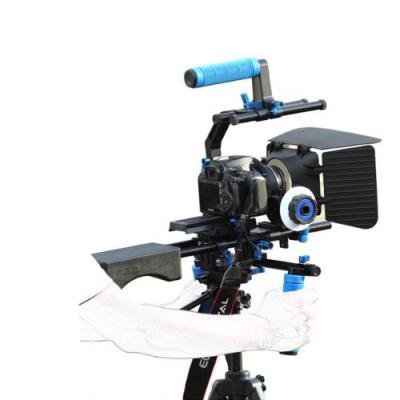 China Dslr rig movie kit with shoulder mount+Hand Grip+Follow Focus+Matte BoxFor Camcorder for sale