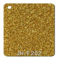 Chine Feuille claire mince acrylique de perspex de la feuille 3mm du scintillement PMMA d'or de 1/8 pouce à vendre