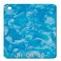 China GV decorativo das folhas acrílicas azuis plásticas da pérola de 2.5-15mm para a placa de corte à venda