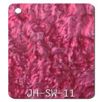 Cina taglio di strati acrilico della perla di marmo rosa di 3mm per graduare 300 modello secondo la misura 1840*1040mm in vendita
