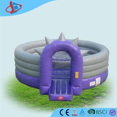 China 6 Meters Inflatable Purple Arena , Inflatable Sports Game , Inflatable Matress for sale