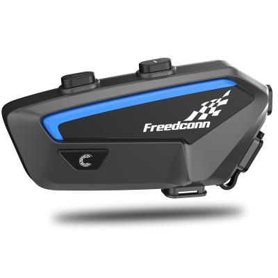 中国 FreedConnのオートバイのBluetoothのヘルメットの通話装置2-8のライダーのグループの話のモーターバイクの通信システム 販売のため