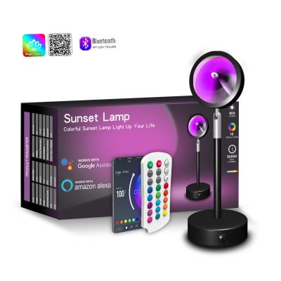 China Desktop Sunset Atmosphere Lamp RGB Smart LED Atmosphere Lamp for sale