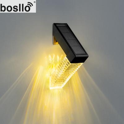 China Solar Crystal Wall Lights Outdoor 1.2V  700mAh IP44 Waterproof Level for sale