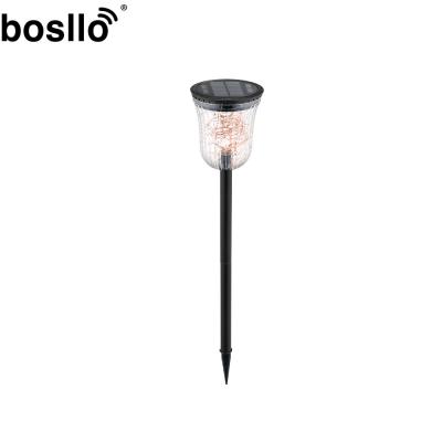 Chine Lampe solaire décorative extérieure matériau ABS avec silicium monocristallin à vendre