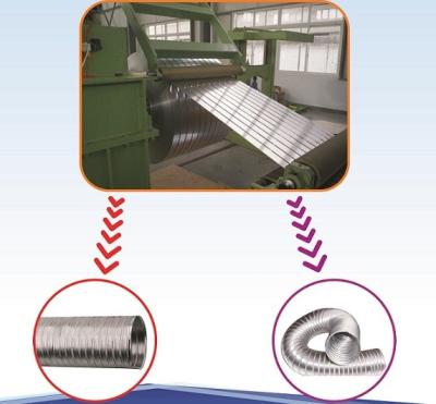 China genio industrial O del papel de aluminio de los 0.09MM - de los 0.15MM para el tubo de aire flexible en venta
