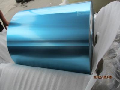 China Fin Stock Colorful Epoxy Coated Aluminum Foil 0.095MM With Various Width for sale