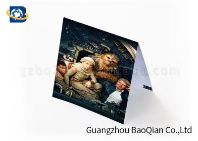 China Gift Lenticular Greeting Cards Beautiful Picture 4 Color 3D UV Printing for sale