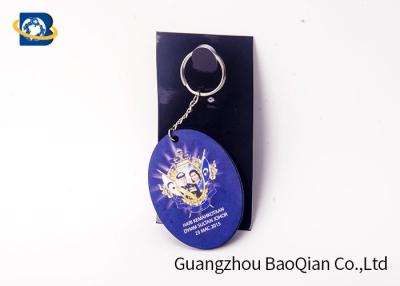 China UV Printing Personalized 3D Keychains , 3D Keyring Customized Different Shape for sale