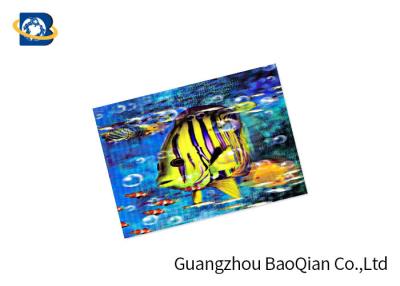 China Customized 3D Lenticular Card High Definition 3D Lenticular Printing Service for sale