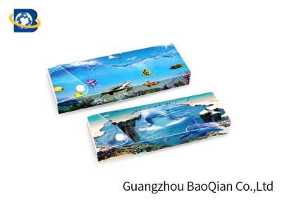 China Customized PET 3D Lenticular Ruler Stationery , Lenticular Printing Service for sale