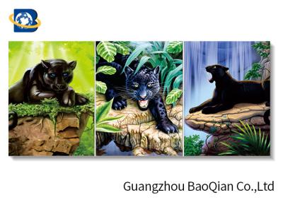 中国 トラ/オオカミ、カスタマイズされた3dが付いている3d壁の装飾映像は写真を弾きました 販売のため
