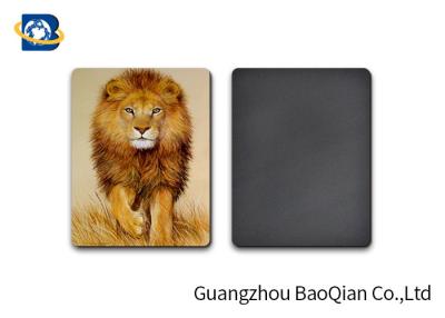 China Stunning Lion 3D Image Lenticular Magnet Sticker 0.45mm Thickness For Decoration for sale