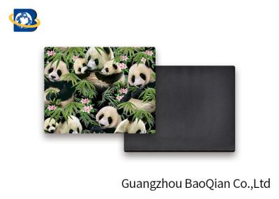 China Lovely Panda Photo Lenticular Magnet Souvenir Customized Size SGS Certificated for sale