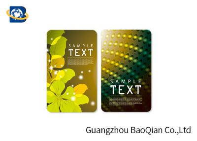 China VIP Card Lenticular Card Printing PET / PP Material 3D Lenticular Flip Effect for sale