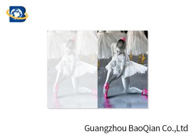 China Pretty Ballet Girl Lenticular Greeting Cards 3D Image PET / PP Printing Flip Effect for sale