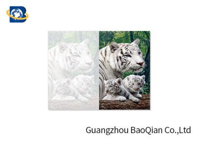 China Lovely Animals 3D Image Lenticular Card Printing Two Sides CMYK Offset Printing for sale