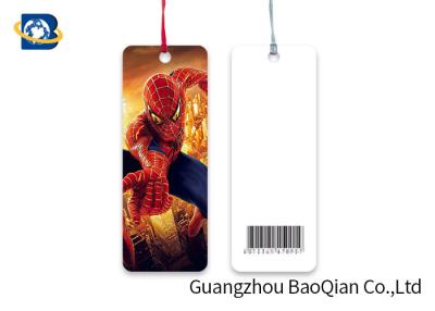 China Custom Shape Flipped Lenticular Bookmark , Super Hero Custom Plastic Bookmarks for sale