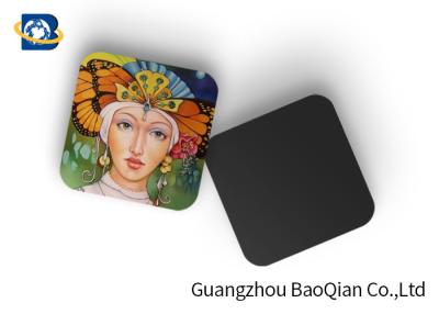 China Square Wine Tea Cup Custom Printed Coasters 3D Lenticular Printing Service for sale