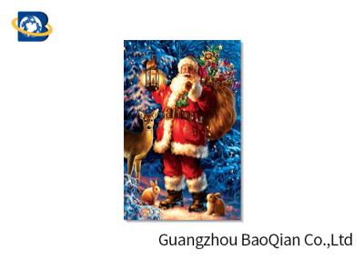 China Customized PET 3D Printed Christmas Card / Lenticular Card Printing for sale