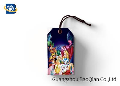 China Eco - Friendly Custom Printed Hang Tags Toy Hangtag Hard Plastic Material 3D Image for sale