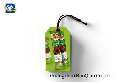 China Paper 3D Custom Printed Hang Tags With String , Custom Swing Tags For Food for sale