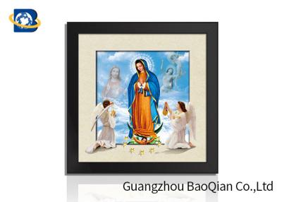 China Cartel lenticular de encargo 3D/5D de la foto de la religión decorativo para la sala de estar en venta