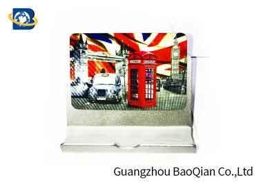 China PET Fridge Lenticular Magnet Souvenir 4 Color 3D UV Printing 0.45mm Thickness for sale