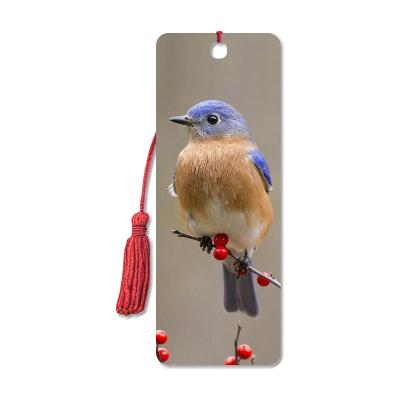 China Bird Design 3D Animal Bookmarks With Two Side CMYK Printing / Personalised Bookmarks For Schools for sale