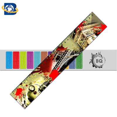 China Custom 3d lenticular Ruler Straight Rulers Promotional Gift Stationery for sale