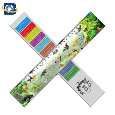 China Straight 3D Lenticular Ruler For Promotional Gift Stationery Custom Shape for sale