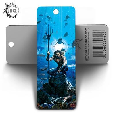 China PET Flip & 3d Effect Plastic Custom 3D Bookmark With Tassels / Lenticular Printing Services for sale