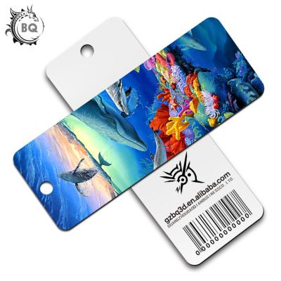 China Plentiful Designs Deep 3D Lenticular Bookmark / Personalized Picture Bookmarks for sale
